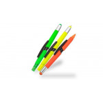 Multifunkční pero "3-v-1", neonová barva, kuličkové pero / zvýrazňovač / dotykové pero, 4 ks, WEDO 2