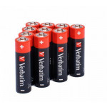 Baterie, AA (tužková) , 24 ks, VERBATIM
