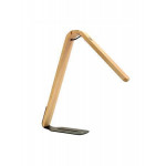 Stolní lampa "LEDAIKA", přírodní dřevo/černá, LED, 4 W, ALBA LEDAIKA