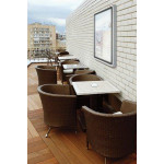 Vitrína, exteriérová, magnetická, 8xA4, NOBO