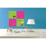 Magnetická tabule "Square Tile", růžová, popisovatelná, 360x360mm, NOBO