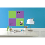 Magnetická tabule "Square Tile", fialová, popisovatelná, 360x360mm, NOBO