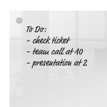 Poznámková tabulka "Home", transparentní, akrylová, 30 x 30 cm, NOBO 1915619