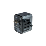 Cestovní adaptér "UTA-03", univerzální, USB-A (QC 3.0) / USB-C (PD30W) 2x USB, VERBATIM 49545