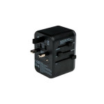 Cestovní adaptér "UTA-04", univerzální, USB-A (QC 3.0) / USB-C (PD61W) 2x USB, VERBATIM 49546