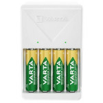 Nabíječka baterií "Plug" AA/AAA, 4 x 2100 mAh AA, VARTA
