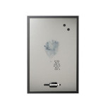 Magnetická tabule "Travel", bílá, s černým rámem, 60x40 cm, VICTORIA