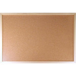 Korková tabule, 40x60cm, dřevěný rám, VICTORIA