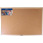 Korková tabule, 60x90cm, dřevěný rám, VICTORIA