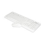 A4Tech FG1012 Sada klávesnice bezdrátová CZ, bílá s bezdrátovou optickou myší, AA, klasická, 2.4 [Ghz]