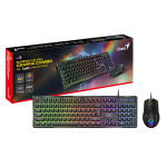 Genius GX GAMING Scorpion KM-GX6 Sada klávesnice drátová (USB) CZ/SK, černá herní