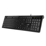 Genius Slimstar 230 klávesnice drátová (USB) US, černá