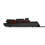 HP Omen by HP Encoder klávesnice drátová (USB) CZ/SK, hnědá herní, mechanická, podsvícená typ