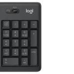 Logitech MK295 sada klávesnice bezdrátová CZ, šedá s bezdrátovou optickou myší, AAA, multimediální, 2.4 [GHz], SilentTouch