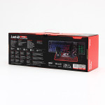 Marvo LOOT 40 sada klávesnice drátová (USB) CZ/SK, černá s herní myší, podložkou a sluchátky, podsvícená