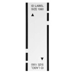 Štítky pro razítka Brother, ID1060, 10x60mm, 12ks, s průhlednou krytkou