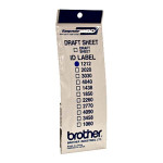 Štítky pro razítka Brother, ID1212, 12x12mm, 12ks, s průhlednou krytkou