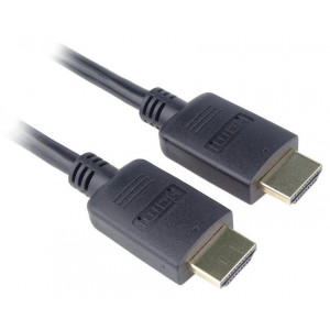PremiumCord HDMI 2.0b High Speed + Ethernet kabel/ zlacené konektory/ 7,5m/ černý