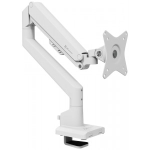 AROZZI ALZARE NEO White/ stolní držák pro monitory/ plynový píst/ kovový/ bílý