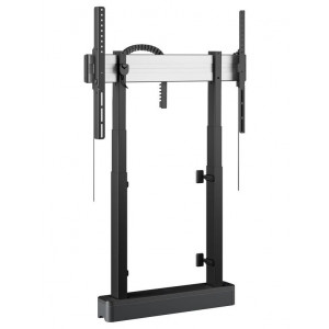 Vogels RISE Elektrický TV lift s montáží podlaha-stěna, rychlost 80 mm/s černý