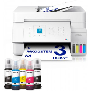 Epson EcoTank L5396/ 5760 x 1440/ A4/ MFZ/ LCD/ ITS/ ADF/ 4 barvy/ Wi-Fi/ USB/ 5 let záruka po registraci