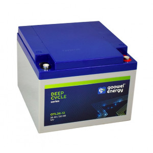 GOOWEI ENERGY Pb záložní akumulátor VRLA GEL 12V/26Ah (OTL26-12)