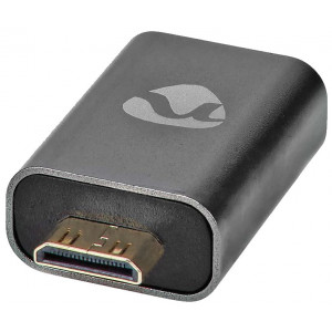 NEDIS adaptér HDMI/ HDM mini zástrčka – HDMI zásuvka/ BOX/ šedý