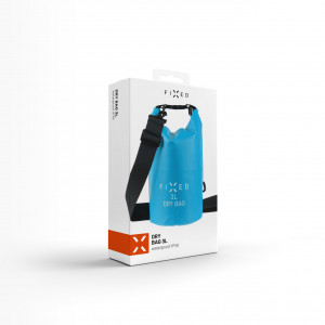 Voděodolný vak FIXED Dry Bag 3L, modrá