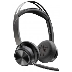 Poly Voyager Focus 2 Microsoft Teams Certified USB-C-C Headset +USB-C/A Adapter