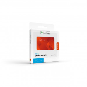 Smart tracker FIXED Tag Card s podporou Find My, bezdrátové nabíjení, oranžový