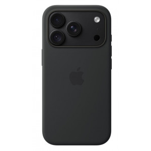 iPhone 18 Pro Silicone Case with MS - Black