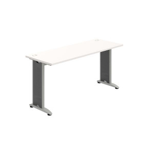 Psací stůl Hobis Flex FE 1600 - bílá/kov