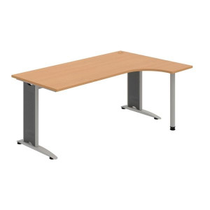Psací stůl Hobis Flex FE 1800 L - buk/kov