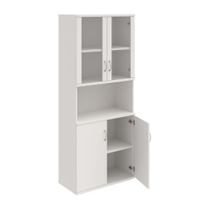Policová skříň Hobis Strong S 5 80 07 - bílá/bílá
