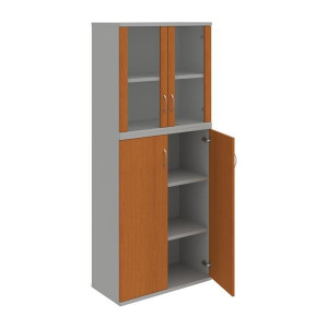 Policová skříň Hobis Strong S 5 80 08 - třešeň/šed