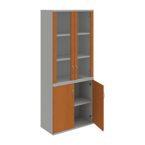 Policová skříň Hobis Strong S 5 80 09 - třešeň/šed