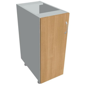 Spodní skříňka Hobis KUDD 30 L - levá, dveře, dub/