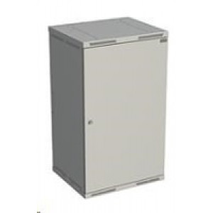 Solarix rozvaděč nástěnný SENSA 21U 600mm, dveře plech, RAL 7035