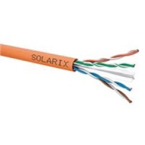 Instalační kabel Solarix UTP, Cat6, drát, LSOHFR, cívka 500m