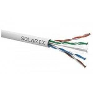 Instalační kabel Solarix UTP, Cat6, drát, PVC, box 305m