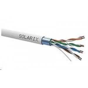 Instalační kabel Solarix FTP, Cat5E, licna, PVC, box 305m