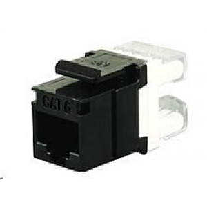 Solarix Zařezávací keystone CAT6 UTP RJ45 černý