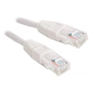 XtendLan patch kabel Cat5E, UTP - 0,5m, bílý  (prodej po 10 ks)