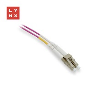 LYNX duplexní patch kabel MM, OM4, LC/LC, 50/125µm, 2m