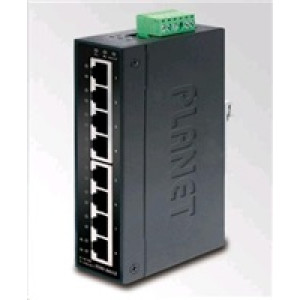 Planet switch IGS-801T, průmysl.verze 8x10/100/1000, DIN, IP30, -10 až 60°C, 12-48V