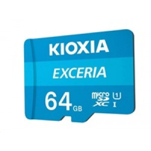 KIOXIA Exceria microSDXC card 64GB M203, UHS-I U1 Class 10