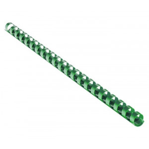 EUROSUPPLIES plastové hřbety/ formát A4/ 25mm/ zelené/ 50 pack