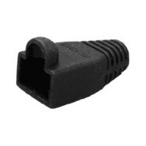 Ochrana pro konektor RJ45, snag-proof - černá, 100ks