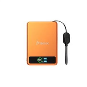 BMX SolidSafe™ 5K Solid-State Magnetic Power Bank, Orange