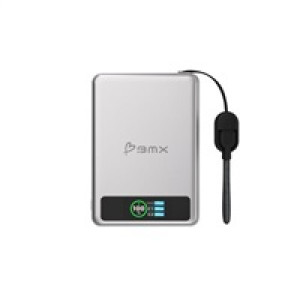 BMX SolidSafe™ 10K Solid-State Magnetic Power Bank, Silver